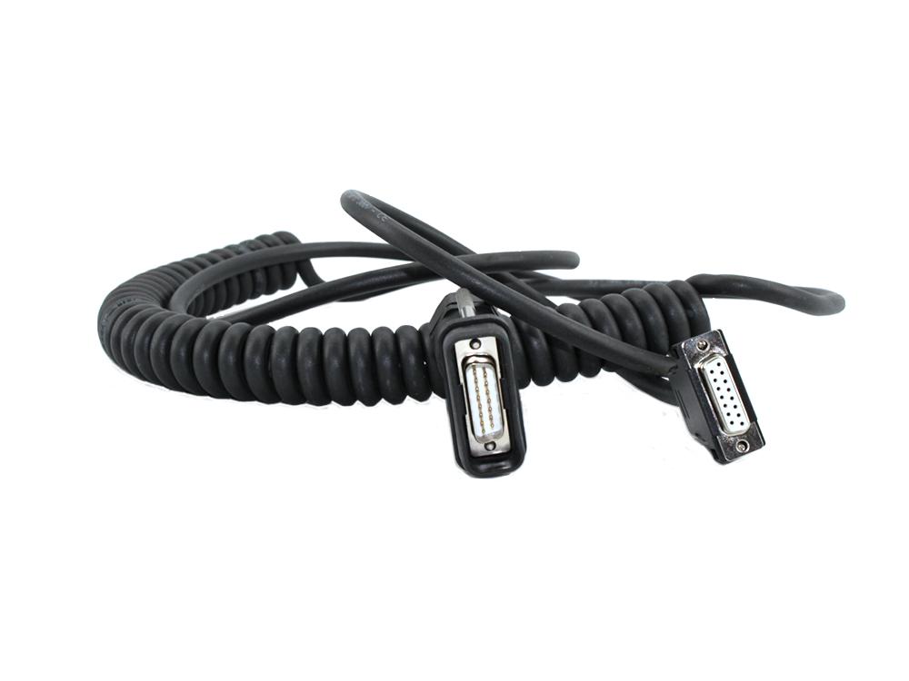 Cable spiral SD15 M WD/Female L=1,52m + rubber