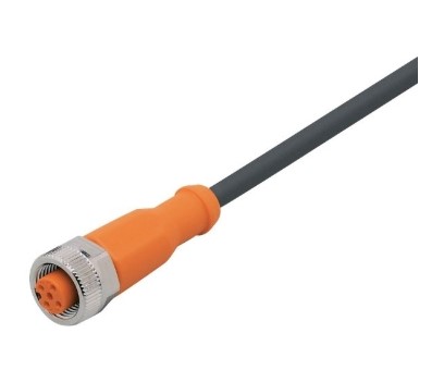 Connector cable M12 4p female straight L=2m