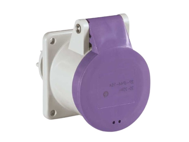 CEE form plug built in 24V 16A/2P