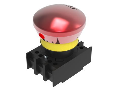 Push button RT red (emergency stop)