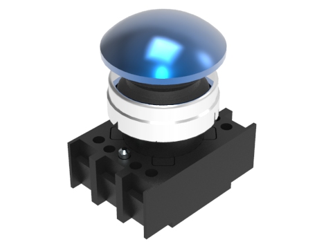 Push button BL blue (up)