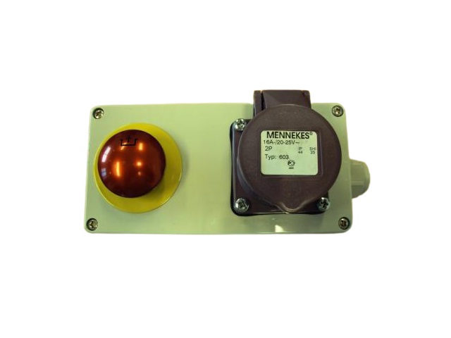 Control box BRW170 + emergency stop + charge plug
