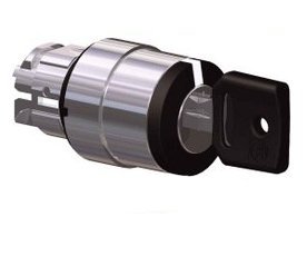 Key switch 3-way spring-back