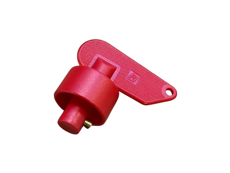 Mainswitch closed key red