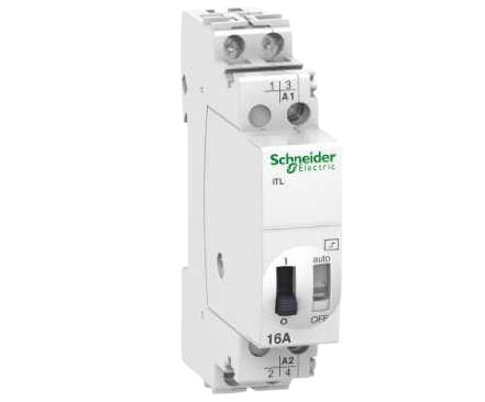 Relay impulse 24VAC/12VDC 16A 2P