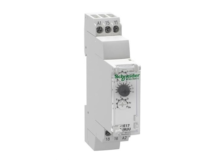 Relay timer multifunctional 17,5mm 12-240VAC/DC