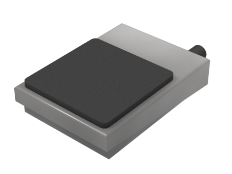 Foot switch waterproof square + 2,5m cable