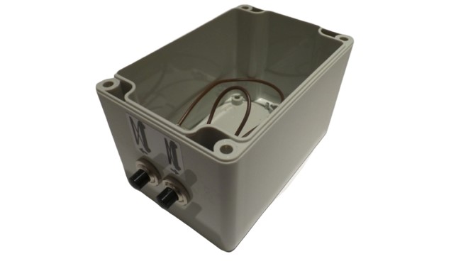 Control box with up / down control buttons