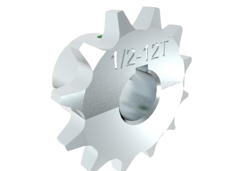 Chain wheel 1/2" 12-T 16H7++