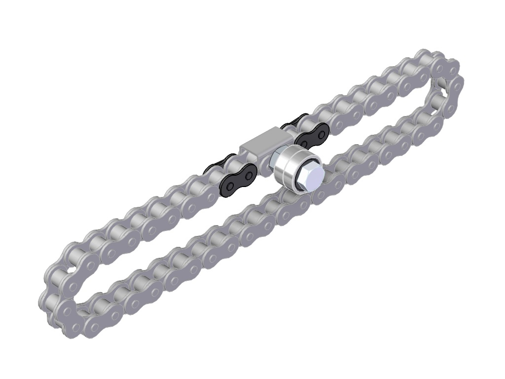 Chain for hose guide 5/8" 700mm reel 400 Berg Hortimotive