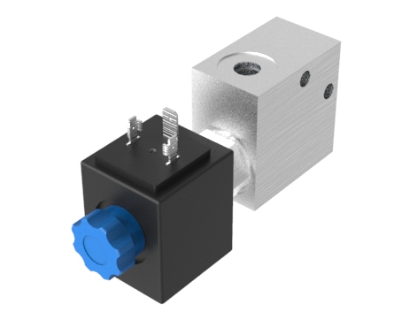 Valve block 2/2 NC incl. 20W coil