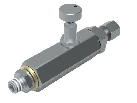 2-Way flow control valve 1/4" pressure comprimised