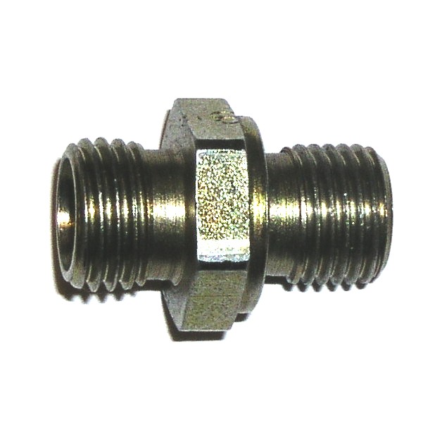 Hydraulic nipple 1/4" BSP-M14 + restriction 0,8mm