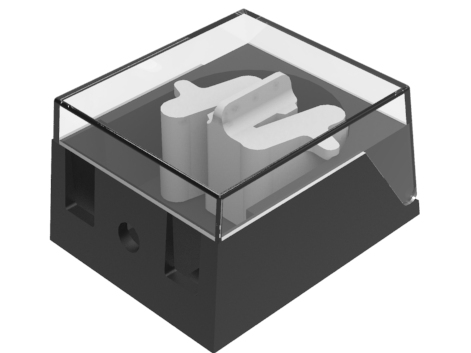 Dispense hose pump head 8mm axle hole