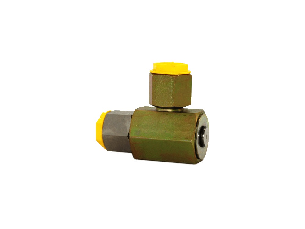 Swivel fitting 3/4" chromium-plated
