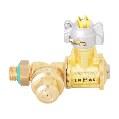 Split position nozzle complete left yellow