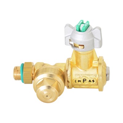 Split position nozzle complete right green