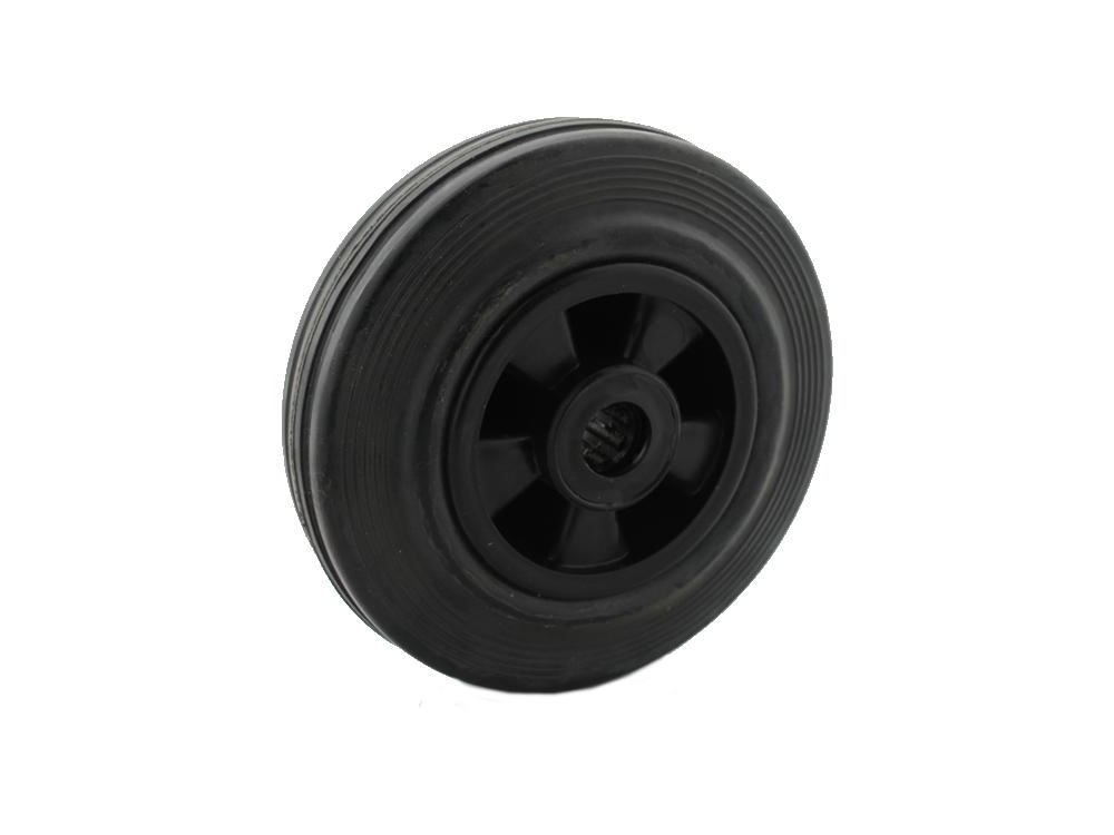 Rubber wheel 125x37mm for swivel castor