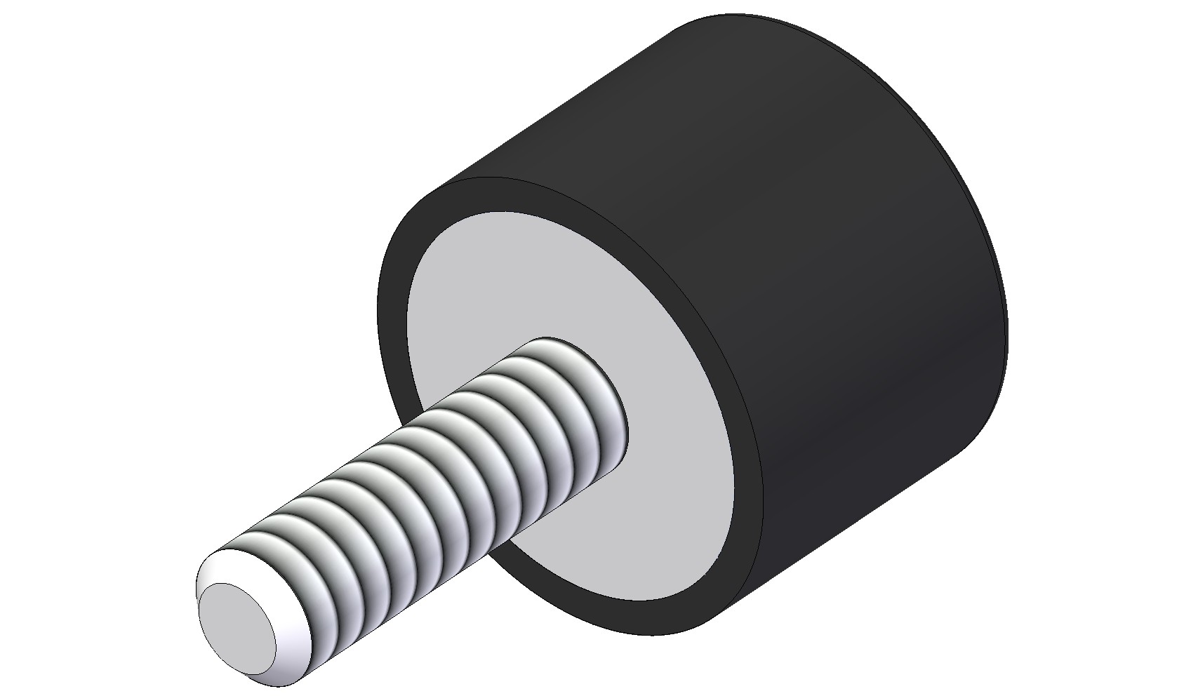 Vibration damper 30x40mm M8x23 Type B