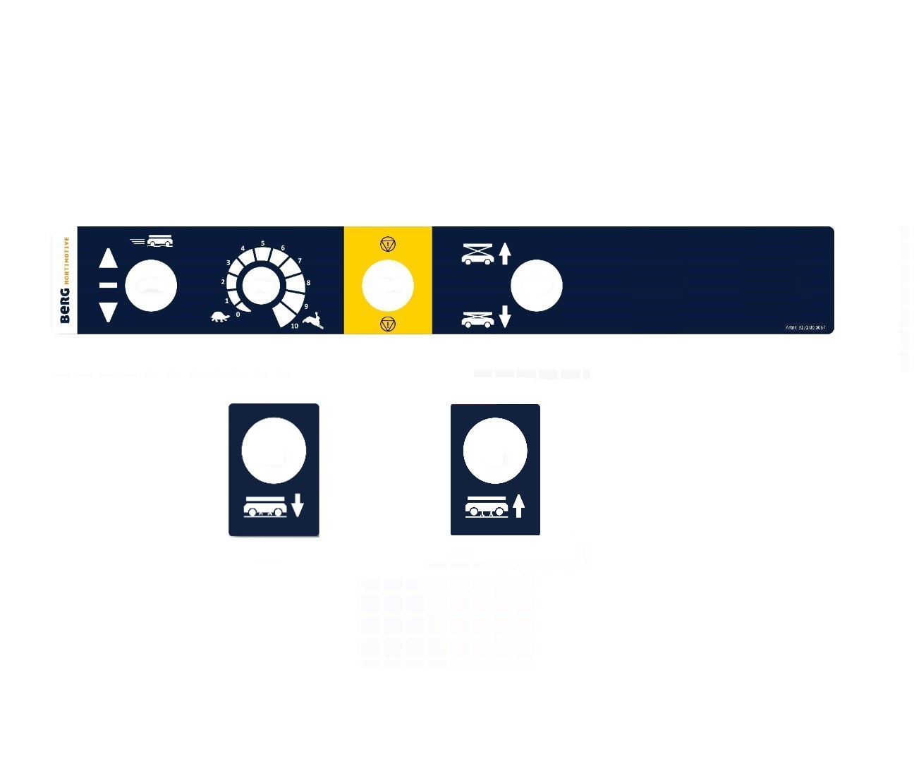 BeNomic Star 300 control panel sticker