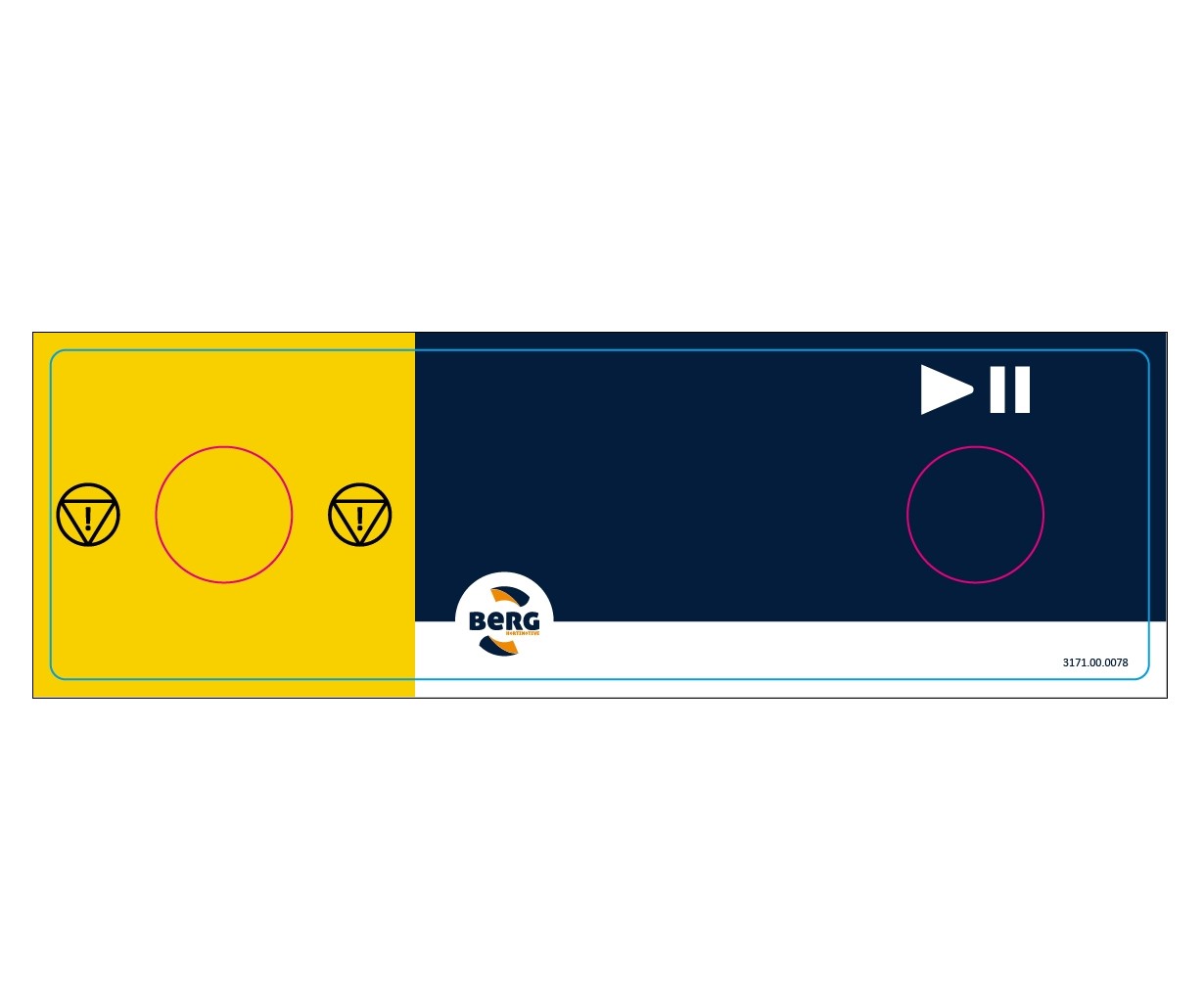 Control panel sticker for MetoSW, Trans and SWT
