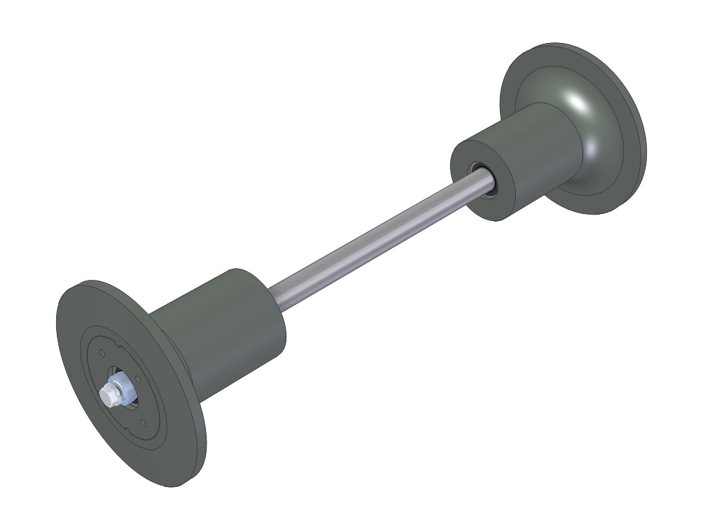 Back roller BRW150/170/185 CTC 520 pipe 51mm