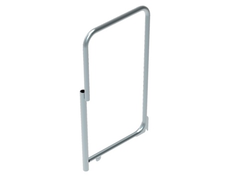 Entrance gate safety fence