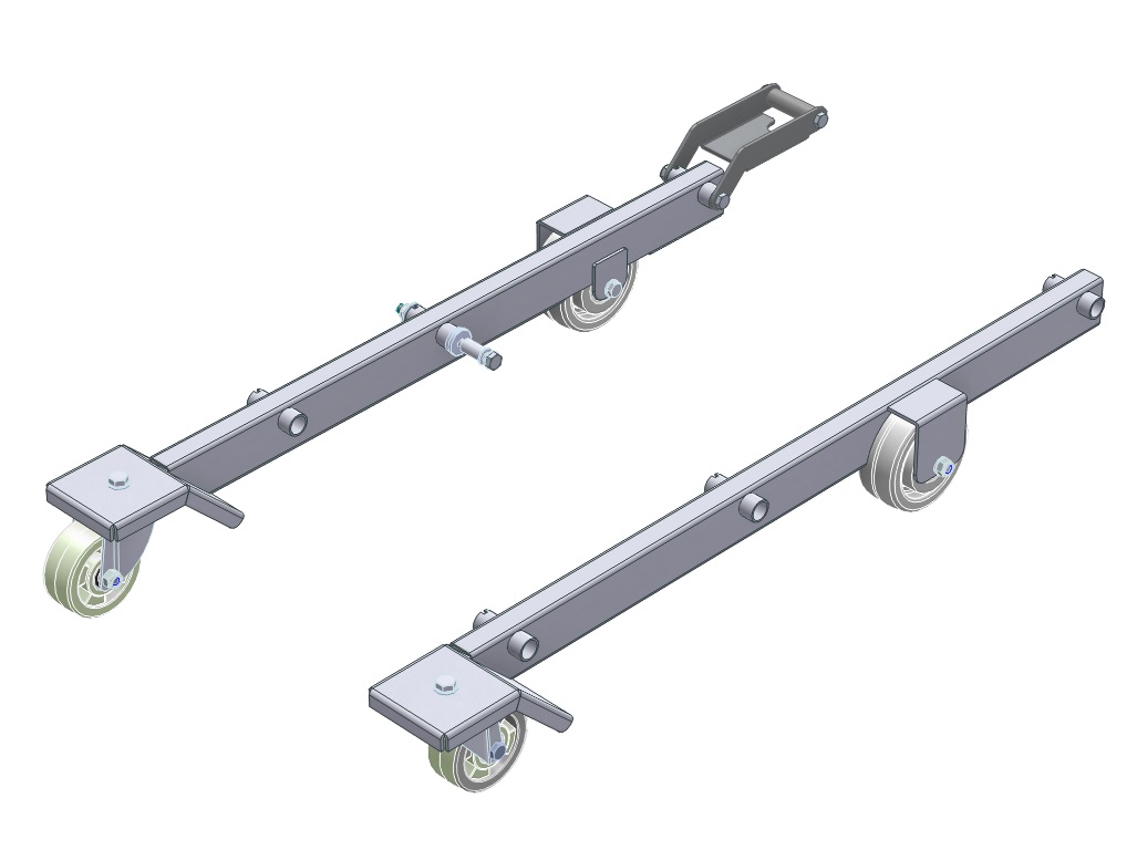 Conversion set for middle wheel lifting system BeNomic Star 300/350