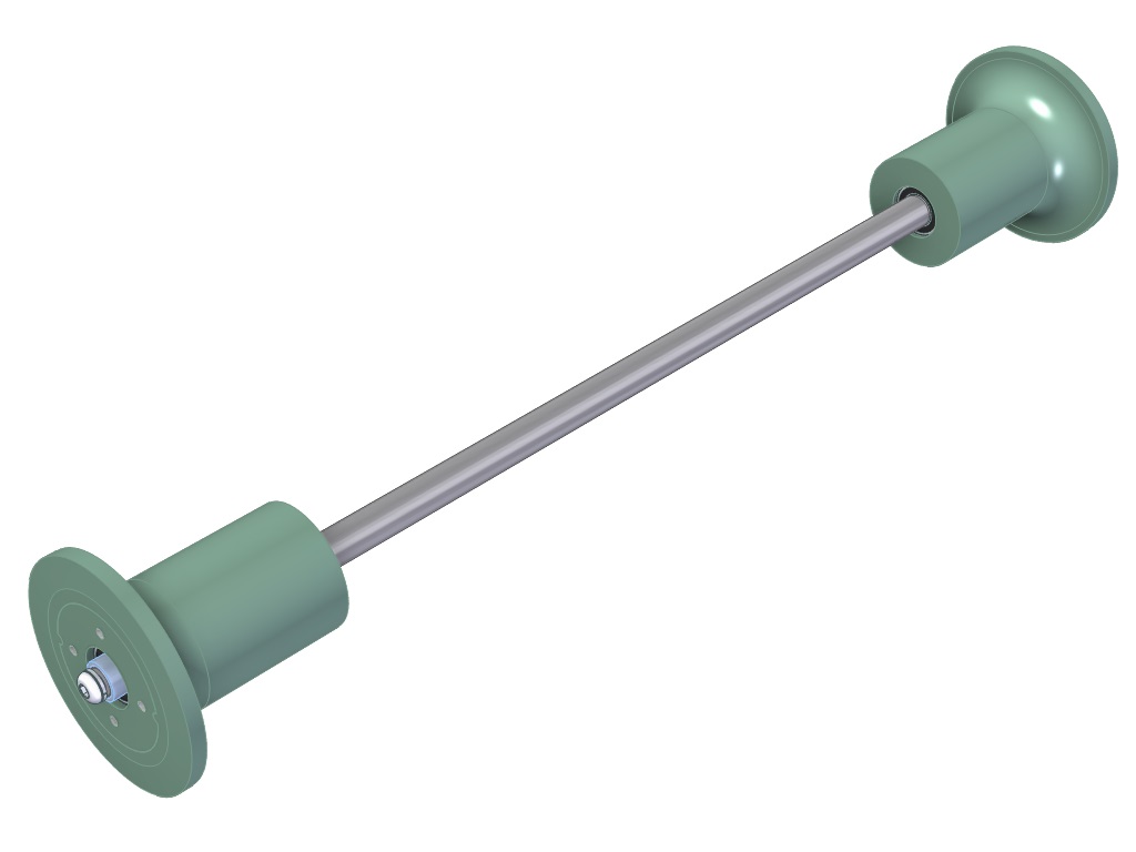 Axle + flange rollers transport trolley CTC 800 (new model)