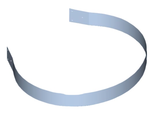 Spring stainless steel, bumper plate CTC 55/60